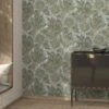 Erismann Floral Green Wallpaper - 10402-24