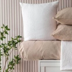 Waffle Stripe Cushion - Vanilla -Taskers Sale Shop 1460x1460 fitbox waffle stripe textures edition 037d19a7 4c6a 43a0 bc26 163bcd7b5706