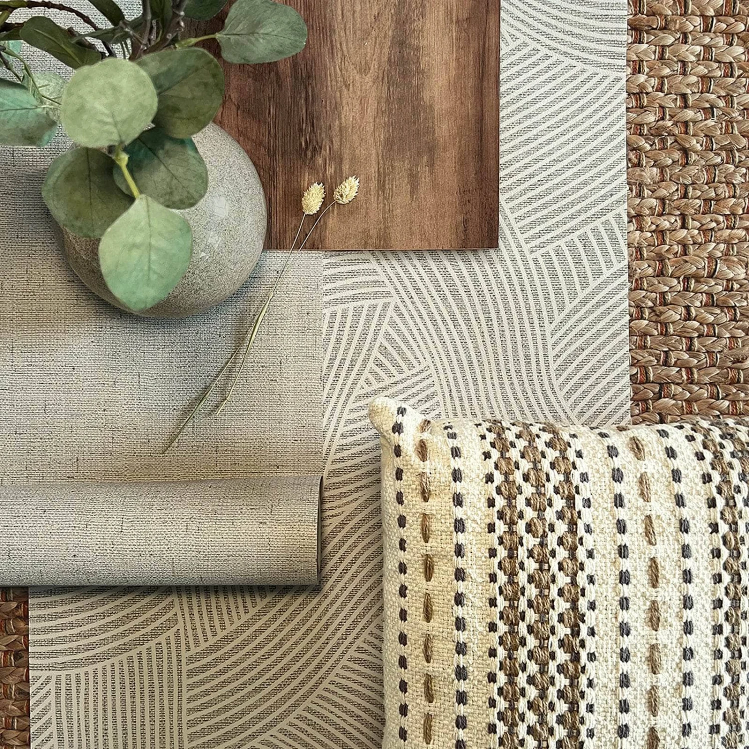 Belgravia Maya Geometric Grey Wallpaper - 1728 5 Belgravia Maya Geometric Grey Wallpaper - 1728 - Image 3