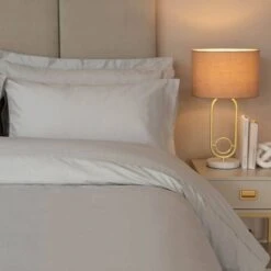 Egyptian Cotton 200 Count Housewife Pillowcase Pair - Platinum