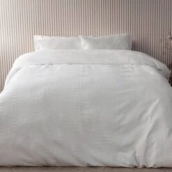 Vanilla Waffle Stripe Duvet Set - Double 9 Vanilla Waffle Stripe Duvet Set - Double -Taskers Sale Shop 1800x1200 fitbox waffle stripe vanilla full 1