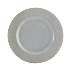 Reactive Linear Grey Dinner Plate - 27cm
