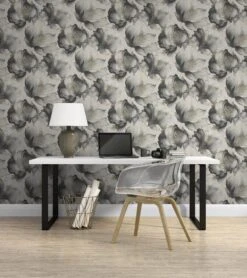 Muriva Elysian Floral Black & Gold Wallpaper - 212502 12 Muriva Elysian Floral Black & Gold Wallpaper - 212502 -Taskers Sale Shop 212502 ElysianFloral Black Gold RS3