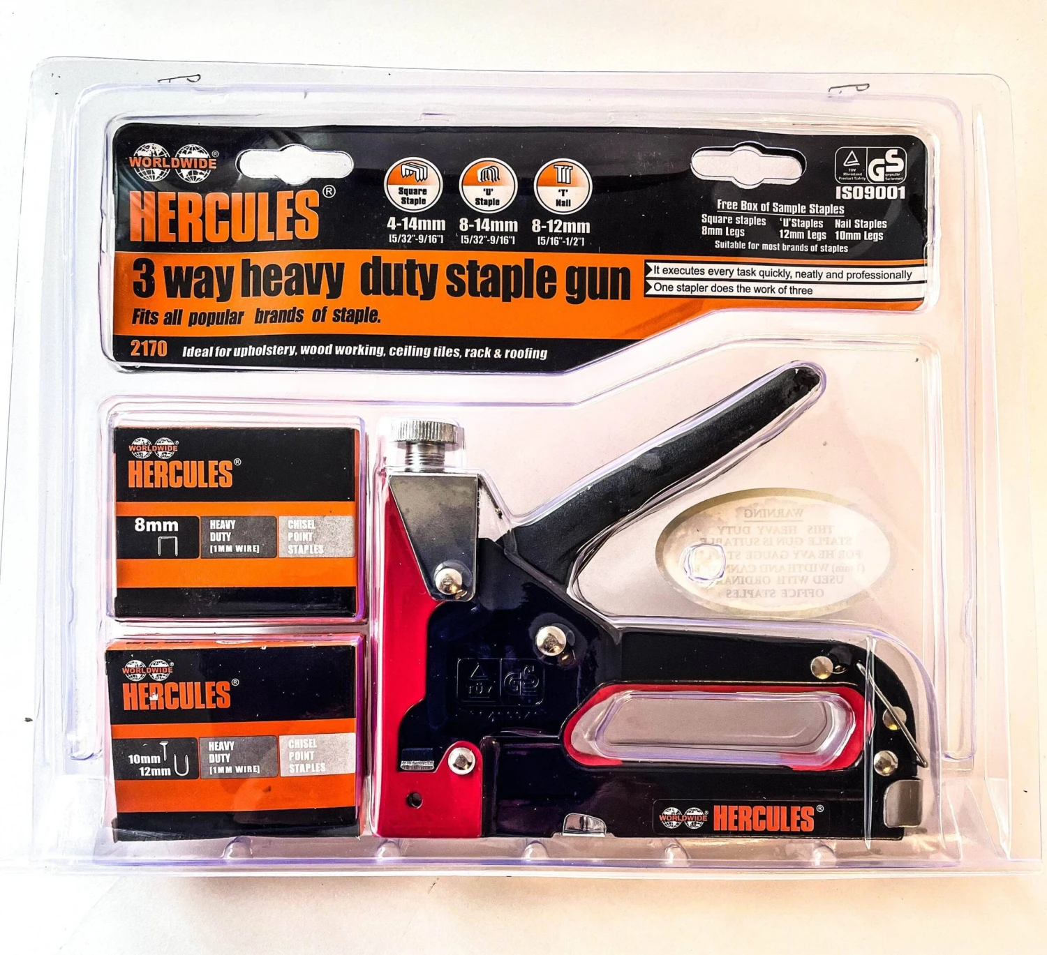 3-Way Heavy Duty Staple Gun 3 3-Way Heavy Duty Staple Gun