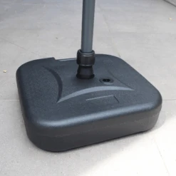 Plastic Base For Push Up Parasol - Black