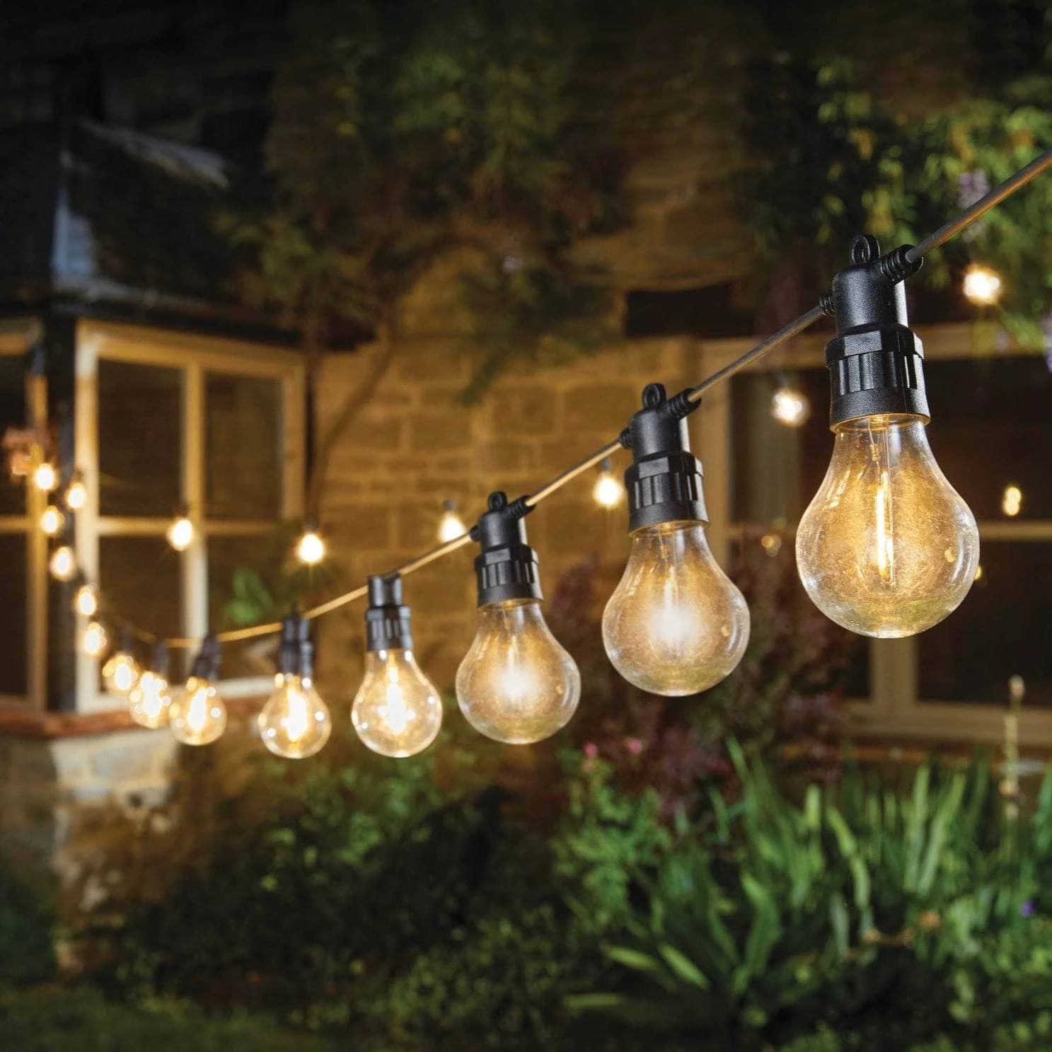 Decor Festoon Set Of 20 String Lights - Warm White 3 Decor Festoon Set Of 20 String Lights - Warm White