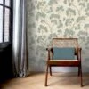 Rasch Sumatra Ginkgo Teal Wallpaper 316018 2 Rasch Sumatra Ginkgo Teal Wallpaper 316018 -Taskers Sale Shop 316018GinkgoTealLivingRoom 0ebf58eb 267a 40bb 8830 22733605a910