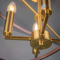 4 Light Bronze/Gold Semi Flush Ceiling Light -Taskers Sale Shop 4 light bronze semi flush light tasbz938344450s s light hoopla 4l semi fl brnz 8344 4bz 29571444473942