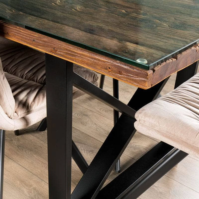 Bella 180cm Table & 6 Aspen Taupe Chairs 11 Bella 180cm Table & 6 Aspen Taupe Chairs - Image 9