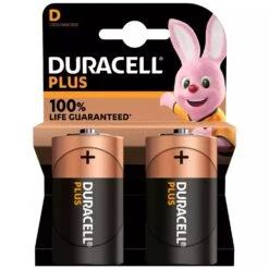 Duracell Plus Power D Batteries 2 Pack
