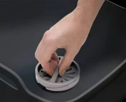 Joseph Joseph Wash & Drain Bowl - Grey -Taskers Sale Shop 50098364 JOSEPH85056WASH DRAINBOWLGREY2