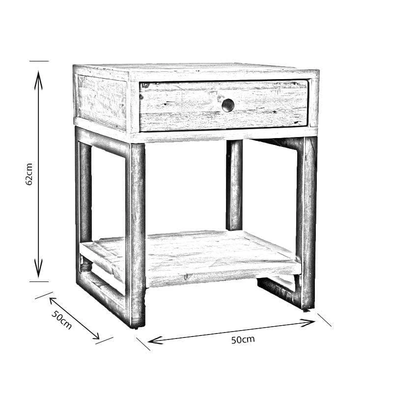 Lincoln Rustic Lamp Table 9 Lincoln Rustic Lamp Table - Image 7