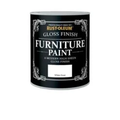 Rust-Oleum Gloss Furniture Paint 750ml - White Frost