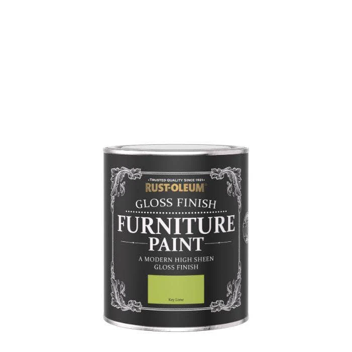 Rust-Oleum Gloss Furniture Paint 750ml - Key Lime 4 Rust-Oleum Gloss Furniture Paint 750ml - Key Lime - Image 2