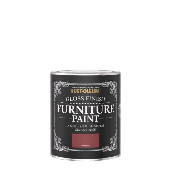 Rust-Oleum Gloss Furniture Paint 750ml - Empire Red 4 Rust-Oleum Gloss Furniture Paint 750ml - Empire Red - Image 2