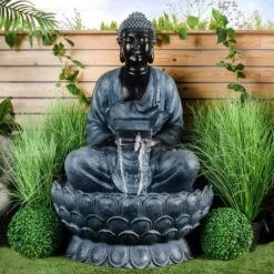 Aqua Creations Giant Sitting Buddha Led Water Feature