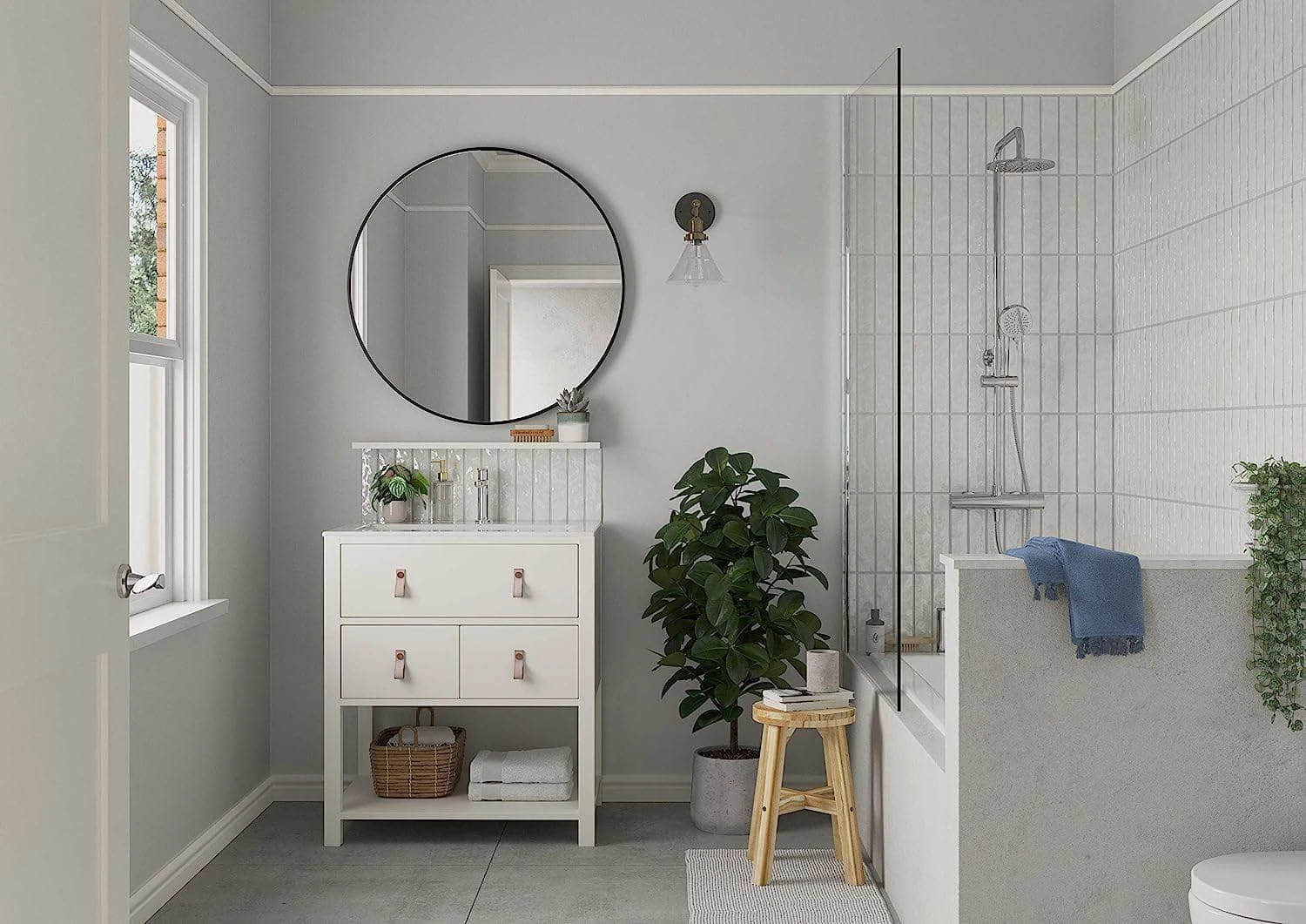 Dulux Easy Care Bathroom 2.5L - Polished Pebble 5 Dulux Easy Care Bathroom 2.5L - Polished Pebble - Image 3