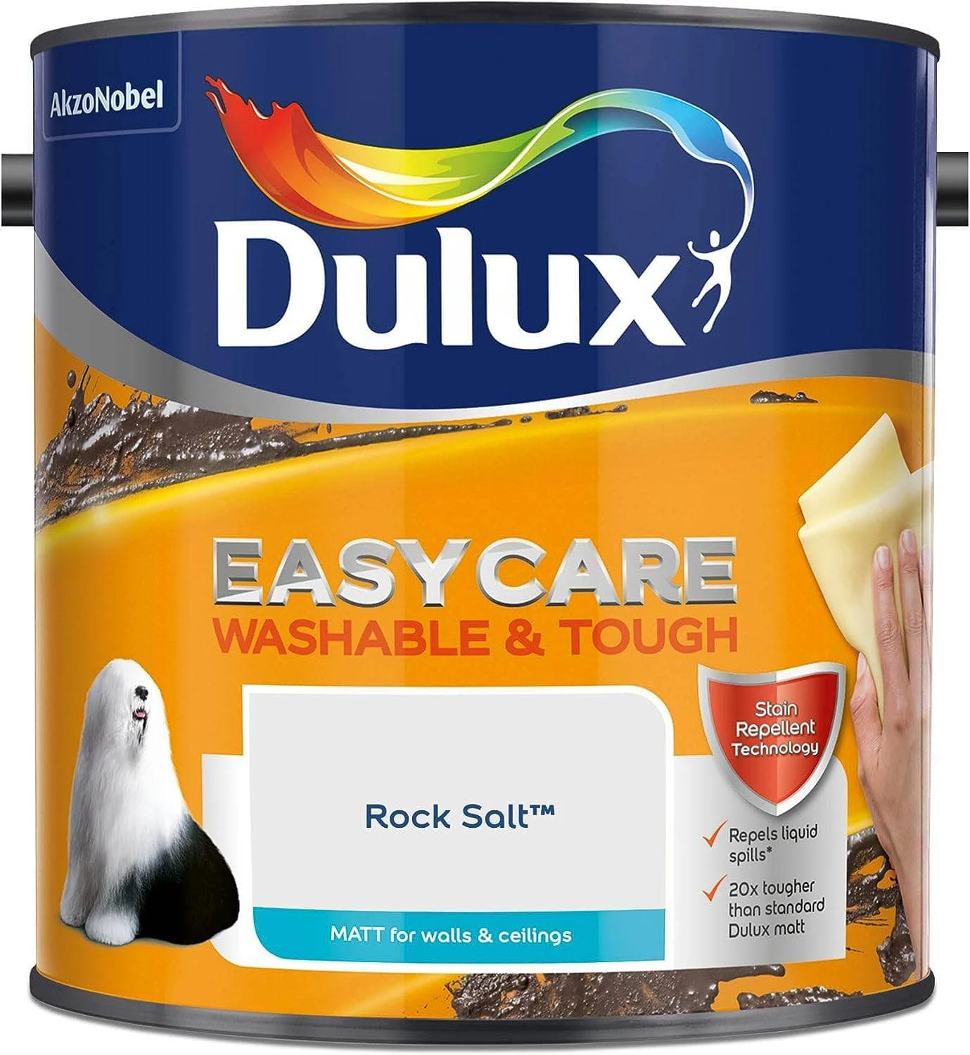 Dulux Easycare Matt Emulsion - Rock Salt 4 Dulux Easycare Matt Emulsion - Rock Salt - Image 2