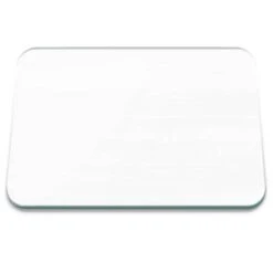 White Glass Worktop Saver - Large