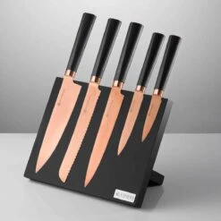 Titan Copper 6 Piece Knife Block