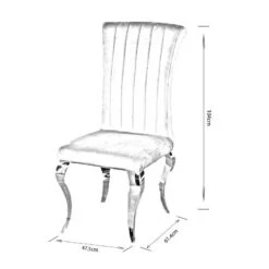 Nicole Velvet Dining Chair 9 Nicole Velvet Dining Chair -Taskers Sale Shop 50146359 nicole 1