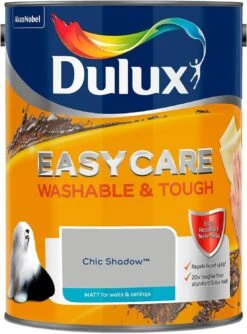 Dulux Easycare Matt Emulsion 5L - Chic Shadow -Taskers Sale Shop 50148658 DULUXEASYCAREWASHMAT5LCHICSHADOW1