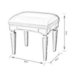 Clio Dressing Table Stool 9 Clio Dressing Table Stool -Taskers Sale Shop 50148691