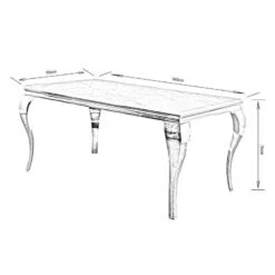 Louis Marble Table And 6 Nicole Chairs Dining Set 19 Louis Marble Table And 6 Nicole Chairs Dining Set -Taskers Sale Shop 50149329 louis f951d3a8 f9ea 442e b01f 7233e5867177