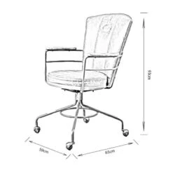 Hue Black Leather Office Chair -Taskers Sale Shop 50150679 huechair