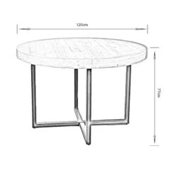 Baker Lincoln Round Dining Table -Taskers Sale Shop 50151749 lincolnround