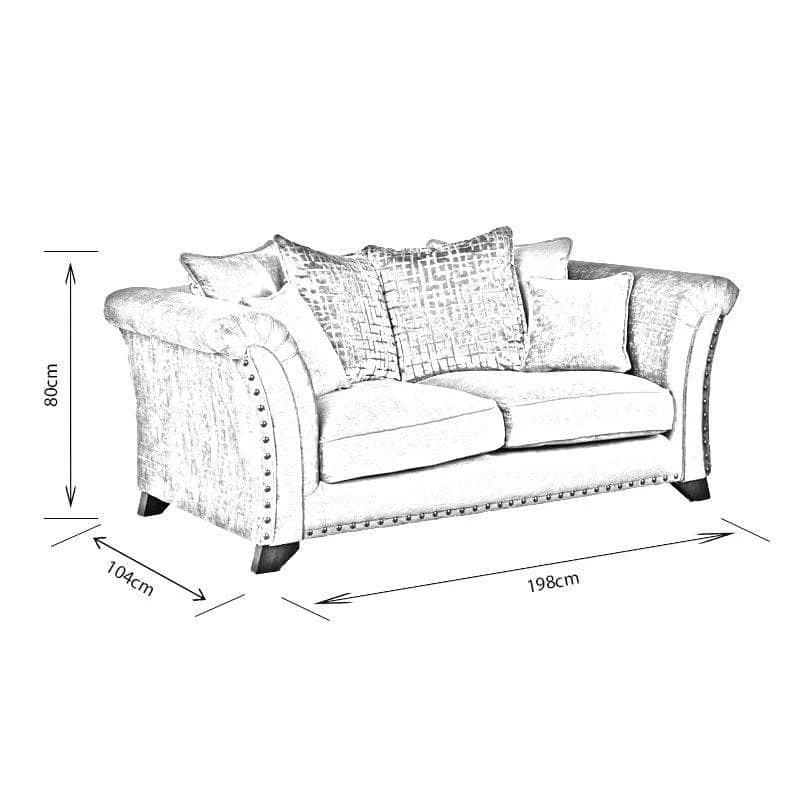 Provence Grey 2 Seat Sofa 11 Provence Grey 2 Seat Sofa - Image 9