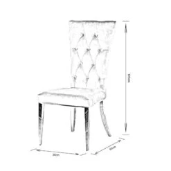 Square Louis Marble Dining Table Set And 4 Palermo Chairs -Taskers Sale Shop 50153179 palermo