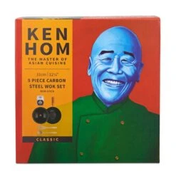 Ken Hom Classic Wok 5 Piece Set 9 Ken Hom Classic Wok 5 Piece Set -Taskers Sale Shop 50153539 KENHOMCLASSICWOKSET5P31CM2