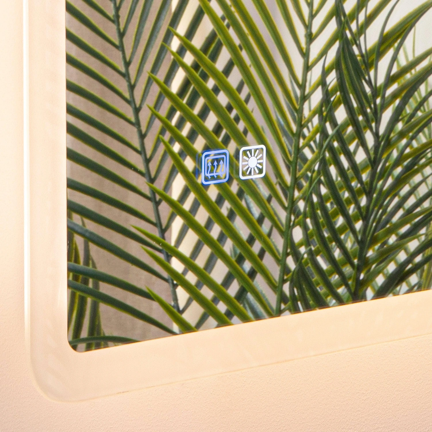 Euro LED Rectangle Mirror - 50 X 70cm 5 Euro LED Rectangle Mirror - 50 X 70cm - Image 3