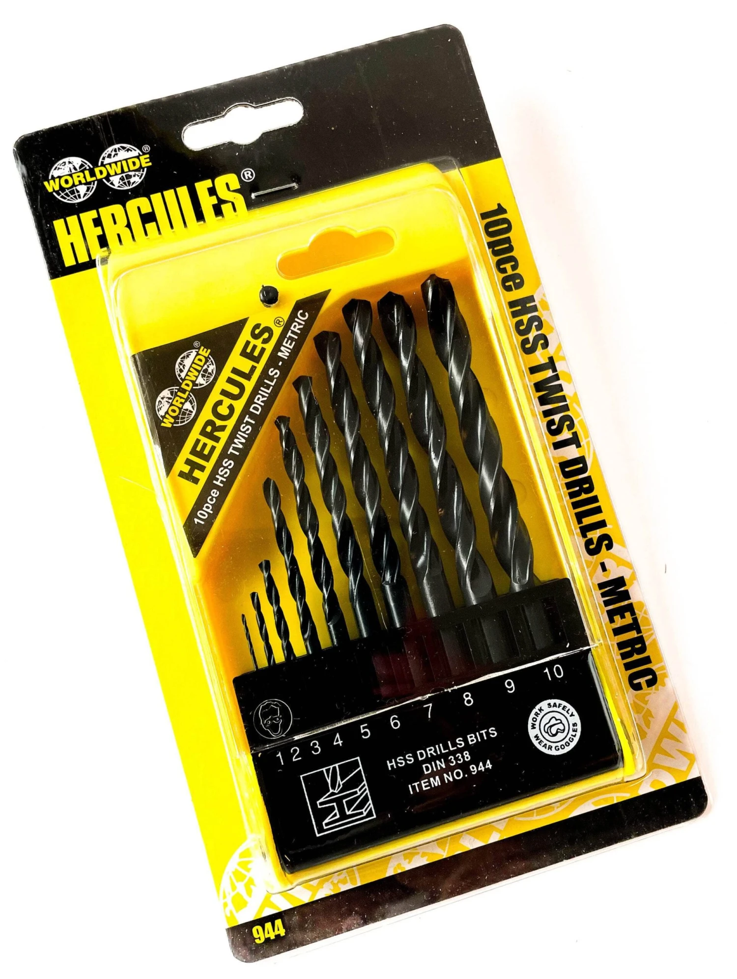 HSS Twist Drills-Metric - 10 Piece 3 HSS Twist Drills-Metric - 10 Piece