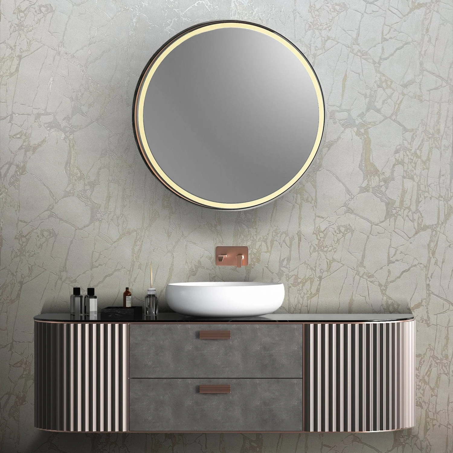 Rasch Enzo Marble Ivory Wallpaper - 538137 3 Rasch Enzo Marble Ivory Wallpaper - 538137