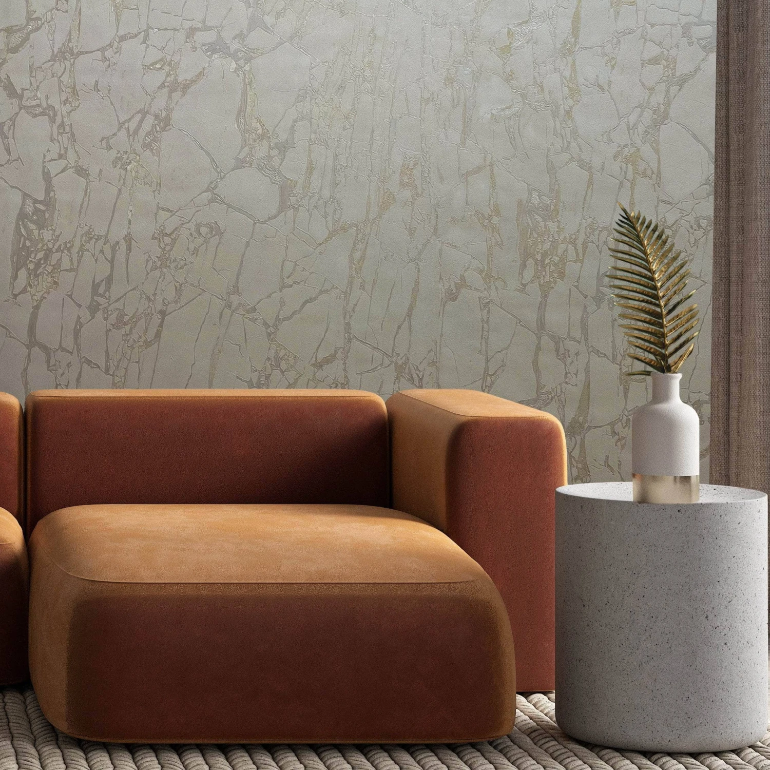 Rasch Enzo Marble Ivory Wallpaper - 538137 4 Rasch Enzo Marble Ivory Wallpaper - 538137 - Image 2