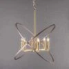 6 Light Bronze/Gold Semi Flush Ceiling Lights -Taskers Sale Shop 6 light bronze semi flush light tasbz938246650s s light hoopla 6l pend brnz 8246 6bz 29571545038934