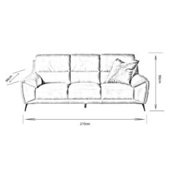 Lyon Silver 3 Seater Sofa 13 Lyon Silver 3 Seater Sofa -Taskers Sale Shop 60001374 lyon3seater