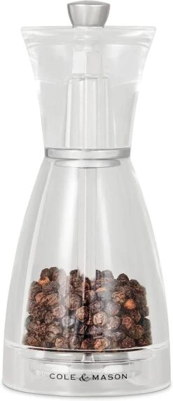 Pina Clear Precision Pepper Mill 9 Pina Clear Precision Pepper Mill -Taskers Sale Shop 60001557 COLE MASONPINAPM125MMCLEARPRECISION