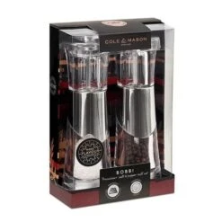 Bobbi Salt & Pepper Mills -Taskers Sale Shop 60001559 COLE MASONBOBBIPMSMPRECISIONGS1
