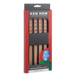 Ken Hom Bamboo Chop Stick Set