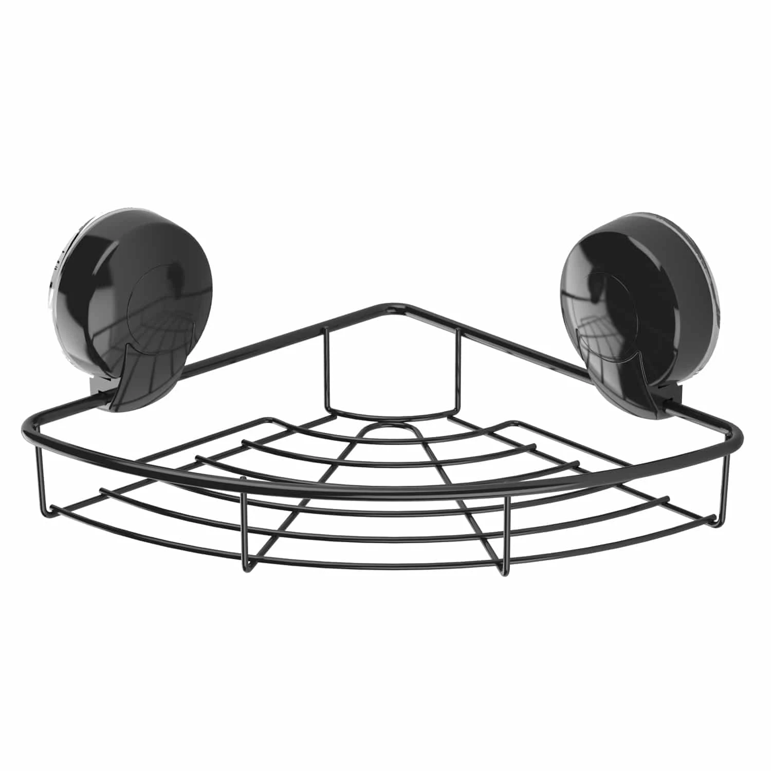 Suctionloc Corner Basket Black 3 Suctionloc Corner Basket Black