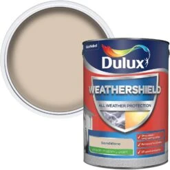 Dulux Weathershield 5L Masonry Paint - Sandstone
