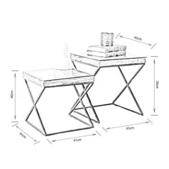 Bella Wood Nest Of Tables 11 Bella Wood Nest Of Tables -Taskers Sale Shop 60004573 bellanest