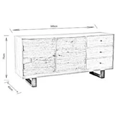 Bella Wood Sideboard -Taskers Sale Shop 60004574 bella