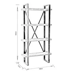 Bella Wood Shelf Unit 13 Bella Wood Shelf Unit -Taskers Sale Shop 60004575 bellashelf