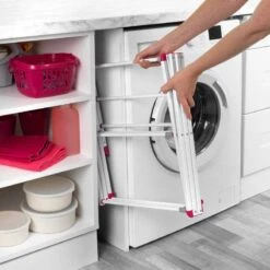 3 Tier Expandable Clothes Airer 7 3 Tier Expandable Clothes Airer -Taskers Sale Shop 60004874 KLEENEZE7M3 TIEREXPANDABLECLOTHESAIRER2