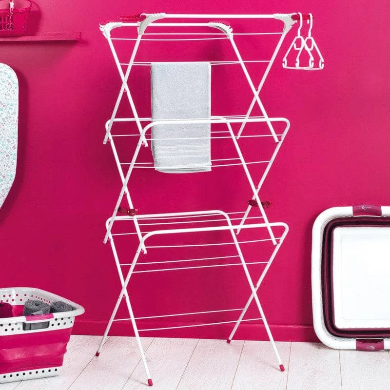 3 Tier Clothes Airer 4 3 Tier Clothes Airer - Image 2