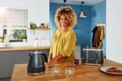 Beko Dome 1.7L Kettle - Black & Chrome -Taskers Sale Shop 60005226 EPEBEKO1.7LDOMEKETTLEBLACK CHROMEWKM8307B4